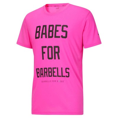 

Puma Bfb Slogan Graphic Crew Neck Футболка с коротким рукавом Мужская розовая спортивная повседневная, Розовый, Puma Bfb Slogan Graphic Crew Neck Short Sleeve T-Shirt