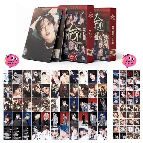 95Pcs Kpop Stray Kids 合HOP Paper Lomo Photo Cards Hyujin Bangchan