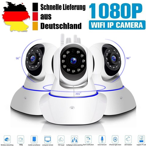 1080P HD IP Netzwerk Camera Dome Außen Überwachungskamera WIFI Funk Wlan CCTV DE