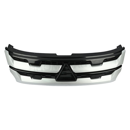 Front Grille Bumper Molding Trim Set For Mitsubishi Outlander Sport 2020-2022