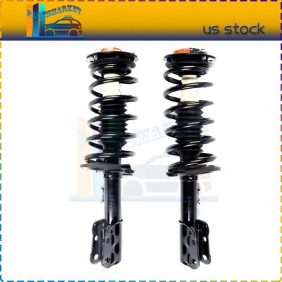 For 2010 Chevrolet Equinox 3.0L Front Complete Strut Shock w/Spring Assembly × 2