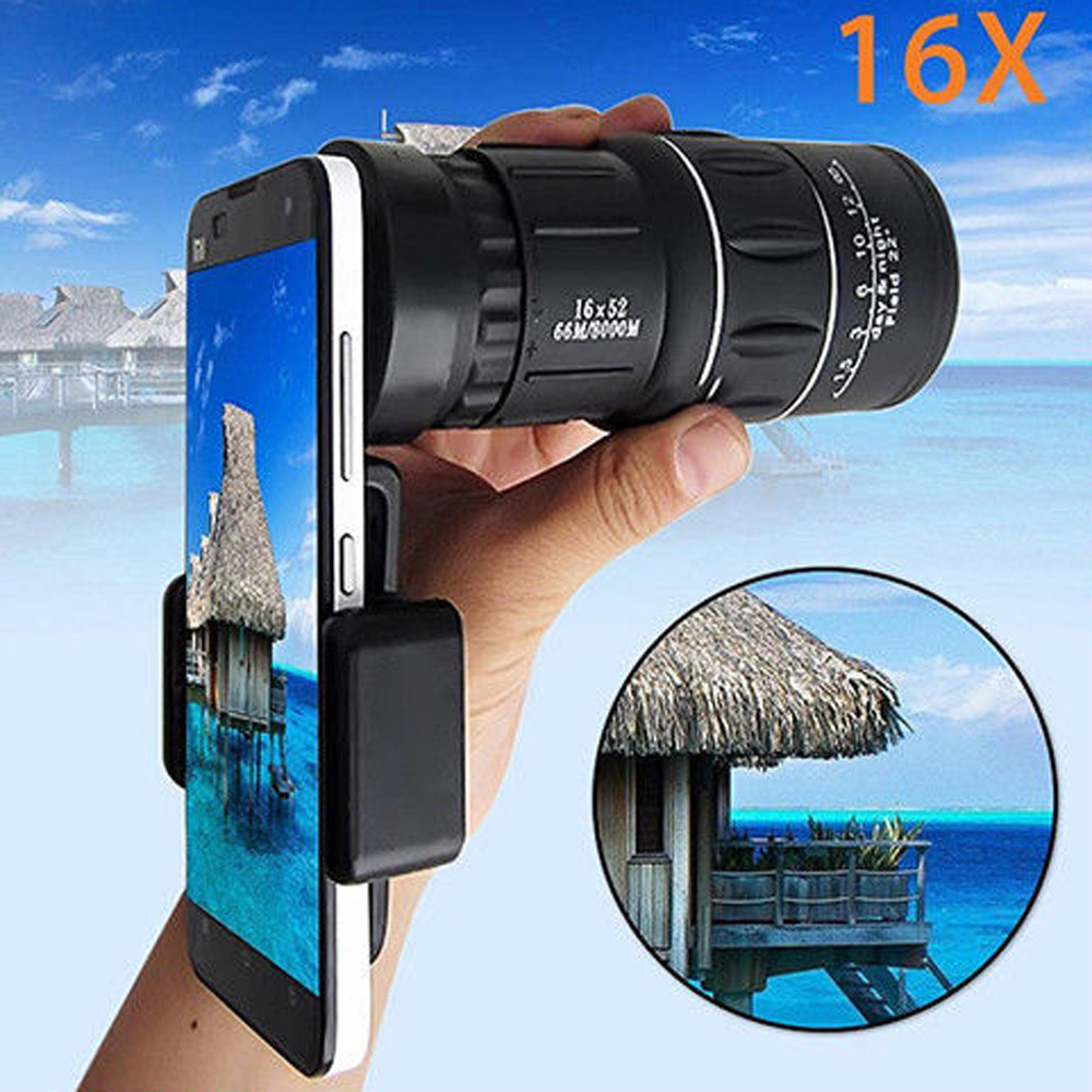 16x52 hd monocular telescope