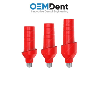 Straight Anatomic Fully Castable Abutment - Cortex  Hexagon 2.42mm Compatible