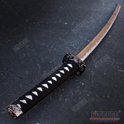 40" Japanese Samurai Dragon KATANA Sword w/ Carbon Steel Blade & Wood Scabbard