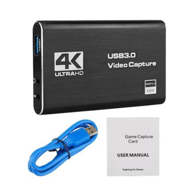 Video Capture Card 4K HDMI Video Recorder OBS Capturing Game HD 1080P 60fps USB