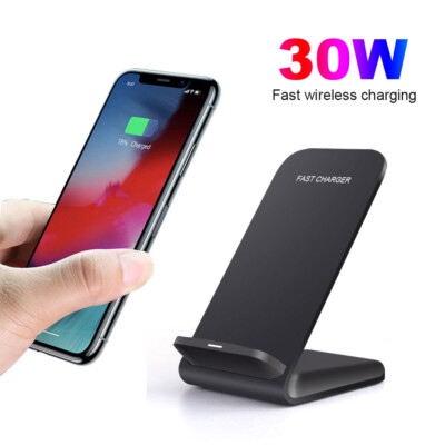 30W Wireless Charger Charging Dock For Samsung S23 Ultra S22+ Z Flip 4/3 iPhone