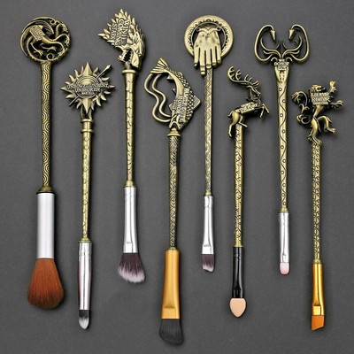 Hot Selling Makeup Brush 8pc Cosmetic  Brush Set Copper