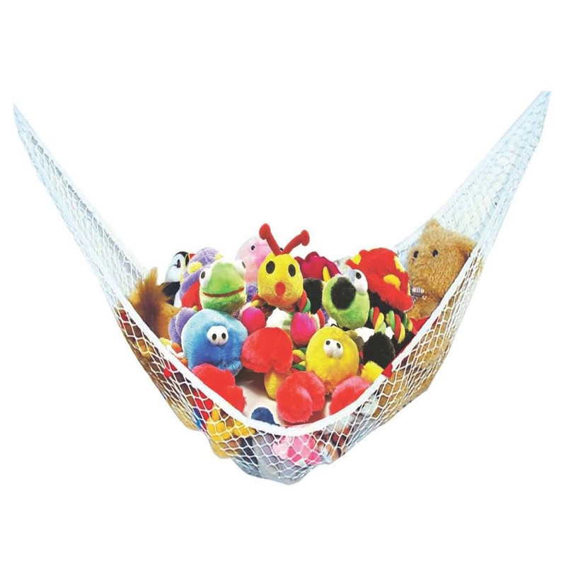 Stuffed Animal Toy Hammock - Hanging Storage Net - Toy Organizer for Clean, Orga