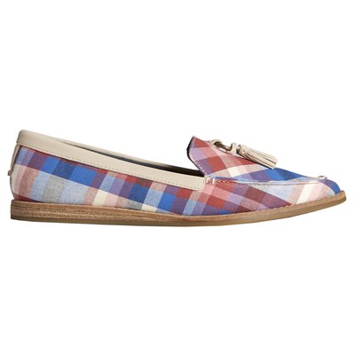 Женские лоферы в клетку Sperry Saybrook, бежевые повседневные туфли на плоской подошве STS86343