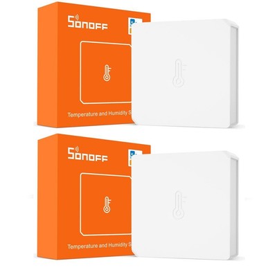 2PC SONOFF SNZB-02 Zigbee Temperature and Humidity Sensor Smart Home App control
