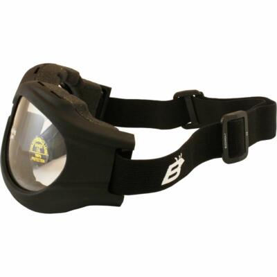 Birdz Eyewear - The Buzzard - Motorcycle Goggle Fits Over Glasses Clear Lens