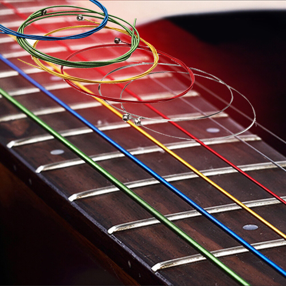 6* Acoustic Nylon Classical Guitar Strings Slinky Nickel Wound Rainbow