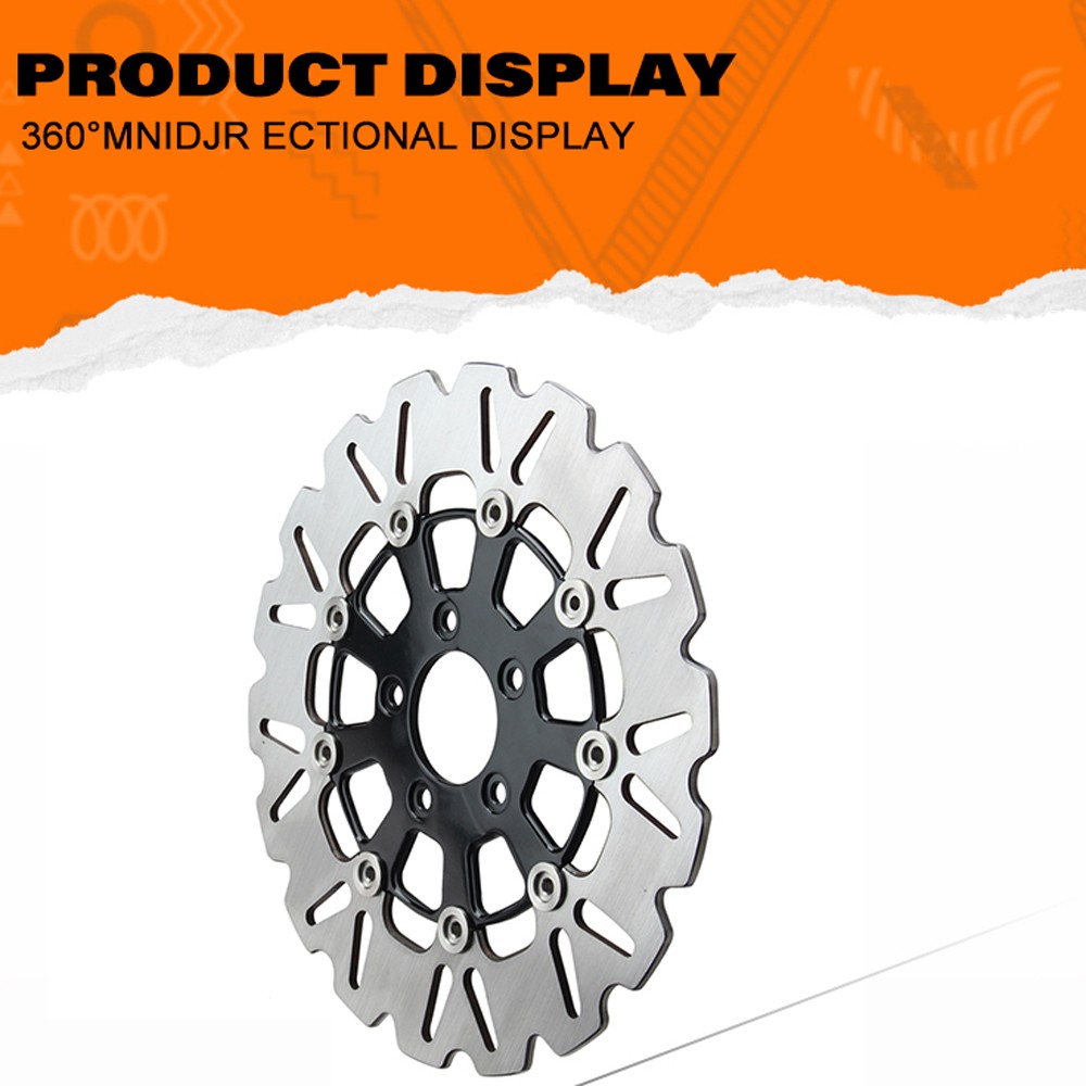 For Harley Touring Softail Dyna Stainless Steel 11.8
