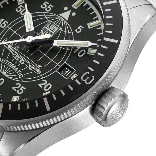 Pre-owned Luminox Brand Men's  Constellation Automatic Steel Pilot Watch Xa.9601.m