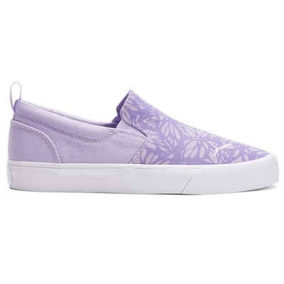 

Женские фиолетовые кроссовки Puma Bari Monarch Comfort Slip On, повседневная обувь 39302501, Фиолетовый, Puma Bari Monarch Comfort Slip On