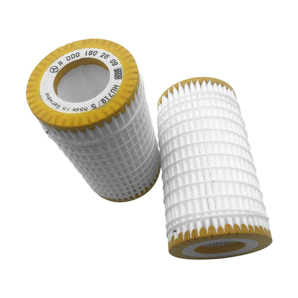 2PC Mercedes-Benz C CL CLK CLS E G GL GLK ML R S Genuine Engine Oil Filter Kit
