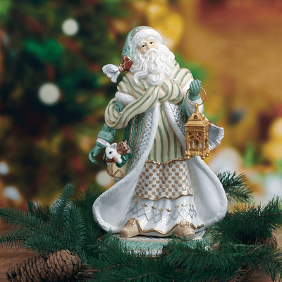 Fitz And Floyd Gregorian Musical Studio Collection Santa Figurine