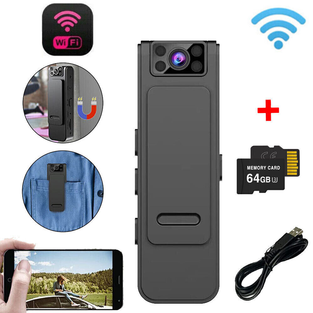 2023 NEW HD 1080P Noise Reduction Camera,Portable Wearable Night Vision Recorder