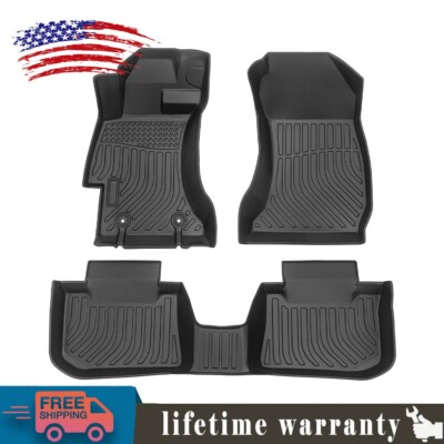 All-Weather Floor Mats Liner for 2012-2016 Impreza 2016-2017 Subaru Crosstrek