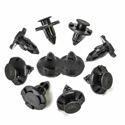 For Nissan 100PCS Fasteners Push-Type Bumper & Fender Liner Retainer Clips