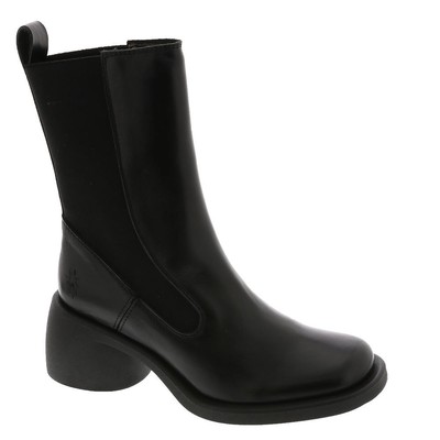 Pre-owned Fly London Howi Women's Boot In Black