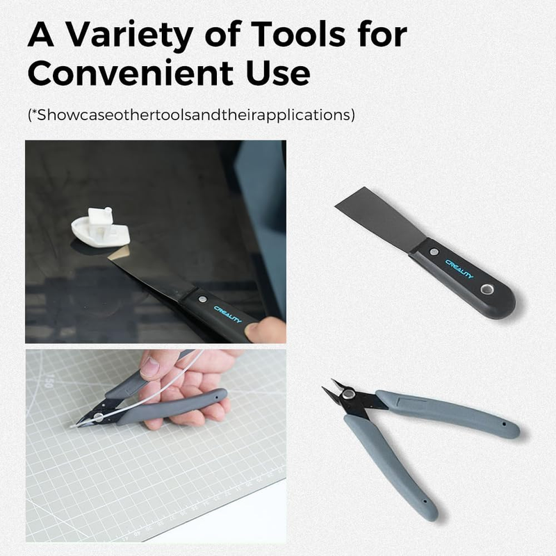 3D Printer Tool Kit, 74Pcs 3D Printing Assembly/Removal/Filament Tool Wrap Kit