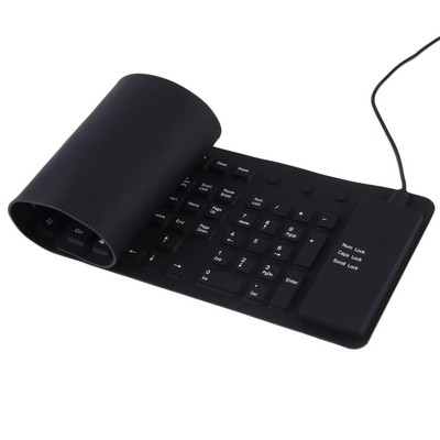 109 Keys Waterproof Portable Soft Flexible Silicone Keyboard