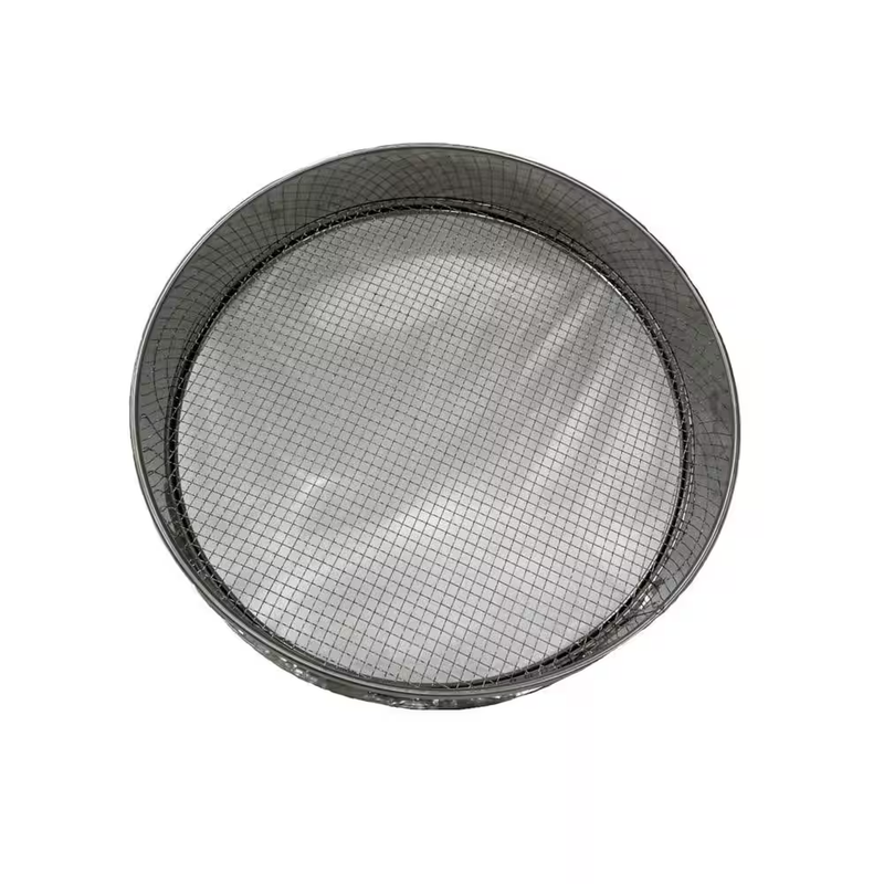 Steel Compost Sifter 16 in Round Soil Sieve 1/4 in Mesh Garden Screen
