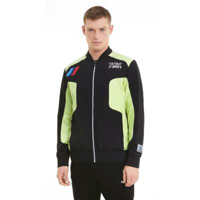 

Puma Bmw Motorsport Street Woven Jacket Мужская черная повседневная спортивная верхняя одежда 599, Черный, Puma Bmw Motorsport Street Woven Jacket