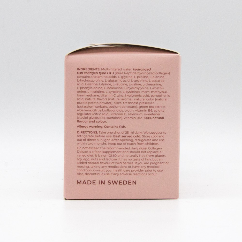 Swedish Collagen Deluxe Shots 12.500mg Marine Collagen 60 Liquid Ampoules x 25ml - Picture 13 of 18