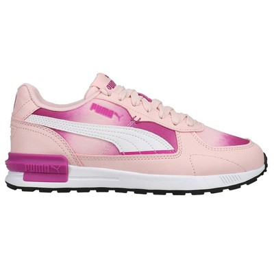 

Puma Graviton Bleach Lace Up Молодежные розовые кроссовки Повседневная обувь для девочек 38312302, Розовый, Puma Graviton Bleach Lace Up Youth