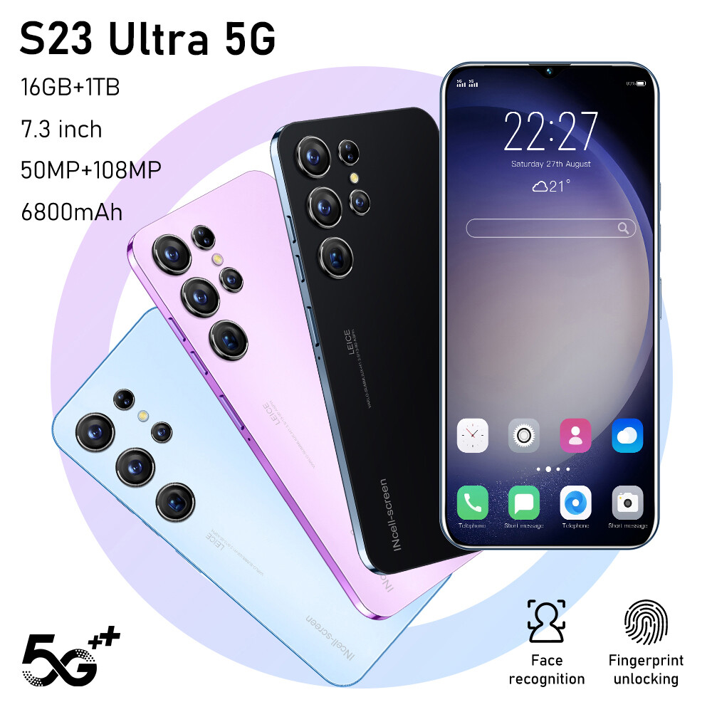 S23 Ultra 5G Smartphone 7.3" 16GB+1TB Factory Unlocked Andro