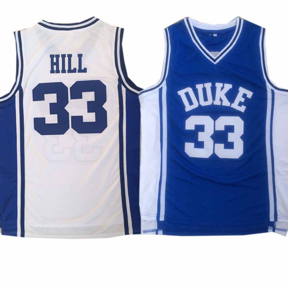 Men's Retro Vintage DUKE HILL #33 Basketball Jersey Stitched S,M,L,XL,2XL