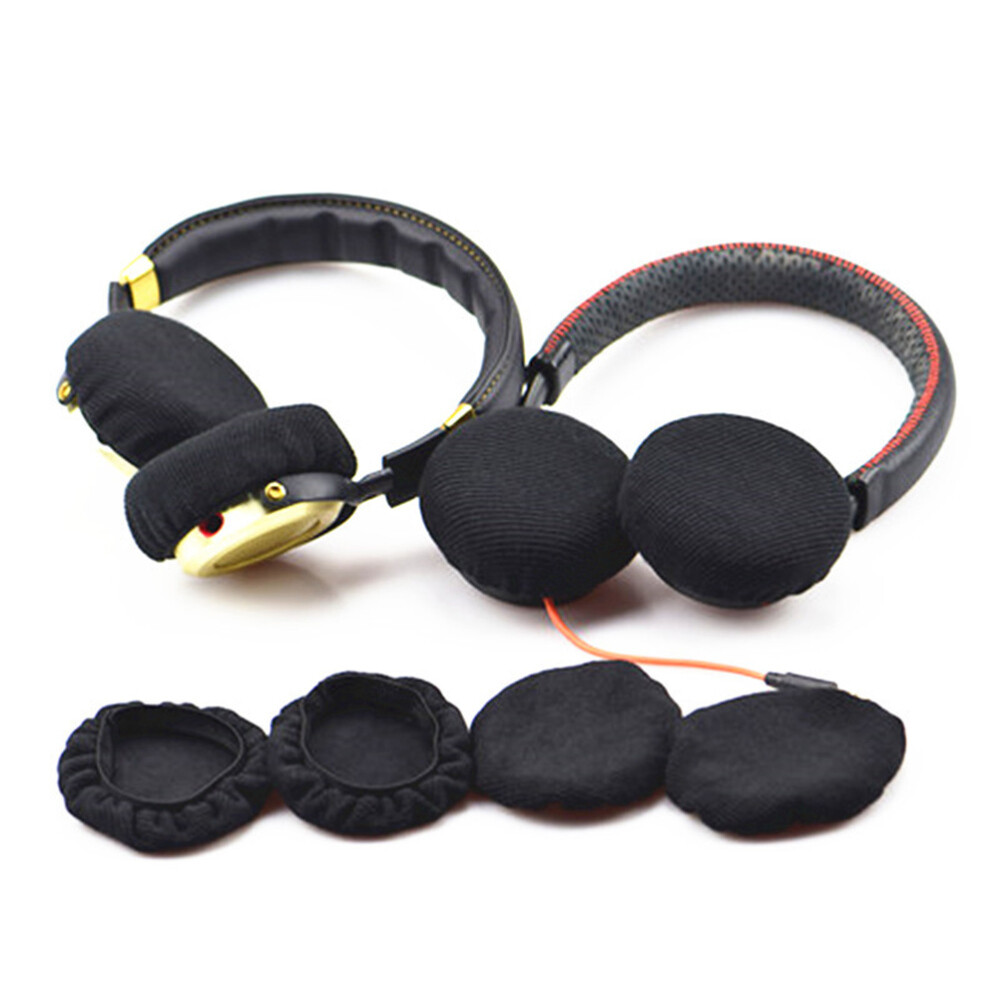 8pcs Headset Headphone Dust Cover Fabric Washable Covers for Sponge