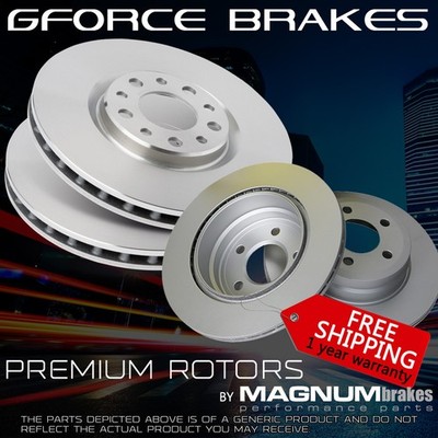 Front and Rear Premium Rotors for 2014-2015 Mazda 6