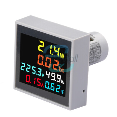 Multifunction 100A LCD Digital Voltage Current Power Frequency Meter AC50V-450V