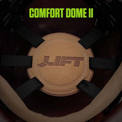 Lift Safety Hard Hat Dax Gray Fiber Resin Full Brim