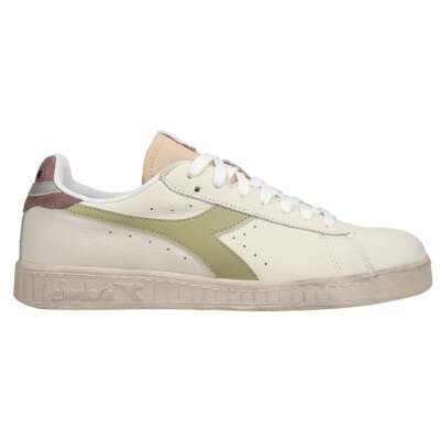 Diadora Game L Low Icona Wn Lace Up Sneaker Женские белые кроссовки Повседневная обувь 1