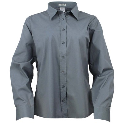 

Немнущаяся рубашка Rivers End с длинным рукавом и пуговицами, женская, размер  Casua, Grey