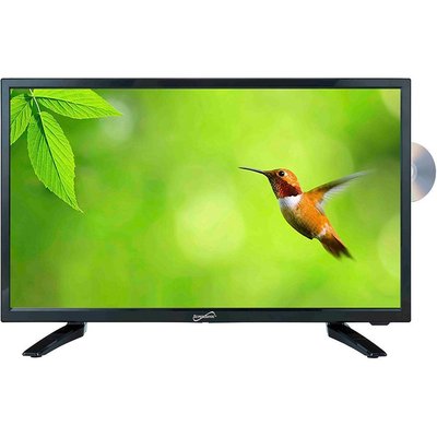 Supersonic 19Inch LED Widescreen HDTV w Remote HDMI BuiltIn DVD ACDC
