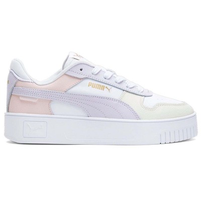 

Puma Carina Street Женские белые кроссовки на платформе со шнуровкой Повседневная обувь 38939008, Белый, Puma Carina Street Platform Lace Up