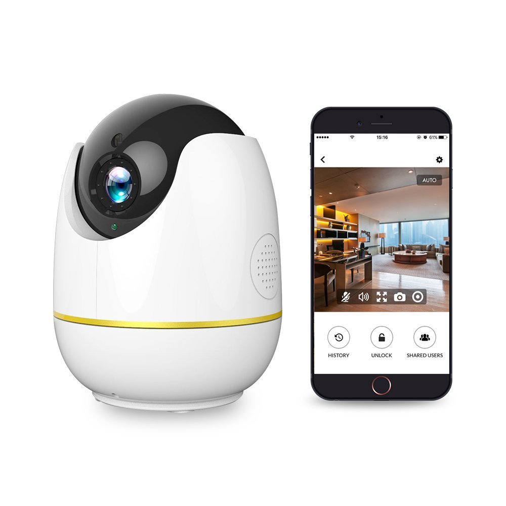 Home Security Camera, Compatible Alexa Echo Show 1080P