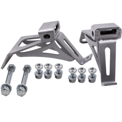 LH & RH Engine Mount Bracket Fit For Chevy C10 GMC Truck Small Block V8 63-72