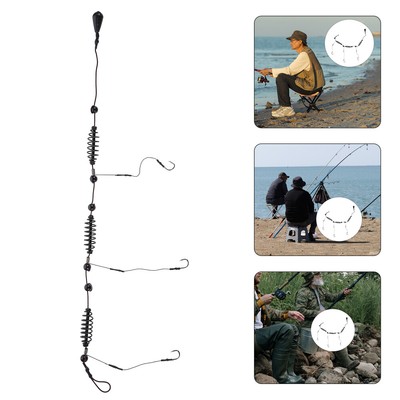  3 Pcs Carp Hooks Fishing Equipment Method Feeder Grass Spring Baits to