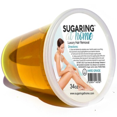 Sugar Wax Sugaring Paste Hard Grade 34oz - Made for Brazilian Bikini, Arms, Legs