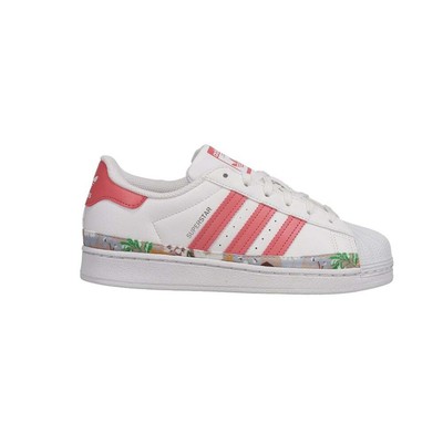 

Adidas Superstar Цветочные кроссовки для девочек Размер 13 M Повседневная обувь FY5374, Белый, adidas Superstar Floral