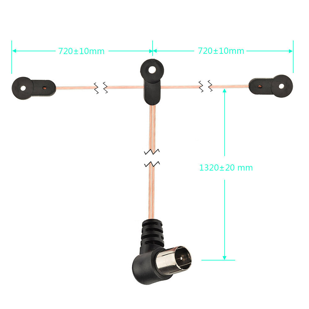 FM Dipole Antenna for Denon Pioneer Onkyo Yamaha Marantz Bose-Wave Music System