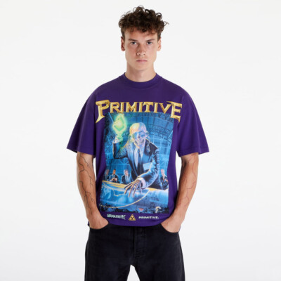 Мужская футболка Primitive x Megadeth Rust In Peace SS Lifestyle фиолетовая