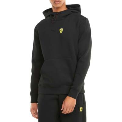 

Puma Ferrari Race Collab Pullover Hoodie Mens Black Casual Outerwear 531638-01, Черный