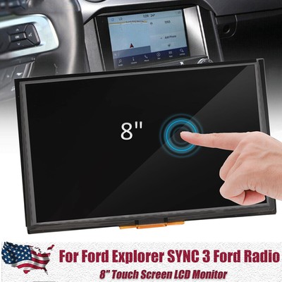 For 14-18 Ford Explorer SYNC 3 Ford Radio 8'' Touch Screen LCD Monitor